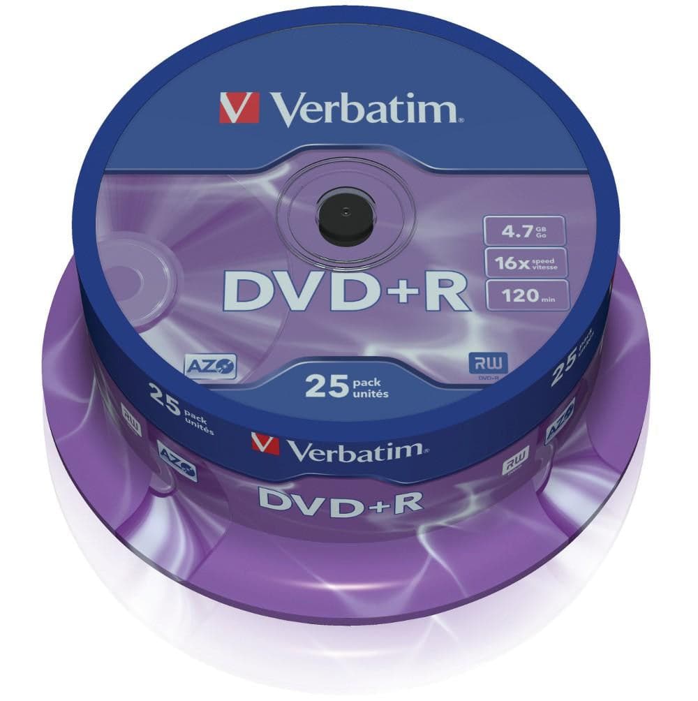 Campana 25 DVD+R Matt Silver 4.7GB in  Scontolo.net - Potenza, commercioVirtuoso.it