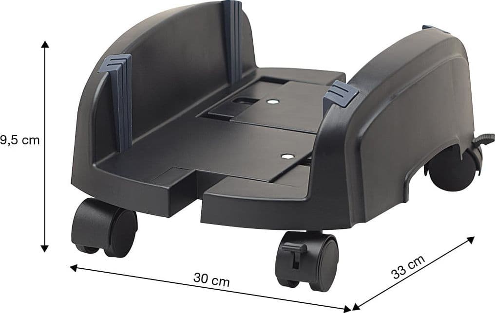 Supporto per PC in Plastica HIPS Regolabile Colore Nero in  Scontolo.net - Potenza, commercioVirtuoso.it