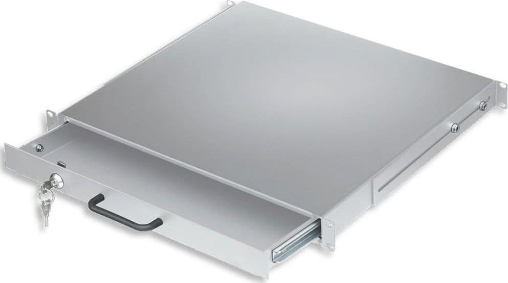 Cassetto Porta Tastiera 1U per Armadi Rack 19'' con Serratura Grigio in Piattaforme e cassetti tastiera Scontolo.net - Potenza, commercioVirtuoso.it