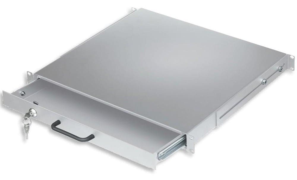 Cassetto Porta Tastiera 1U per Armadi Rack 19'' con Serratura Grigio in Piattaforme e cassetti tastiera Scontolo.net - Potenza, commercioVirtuoso.it