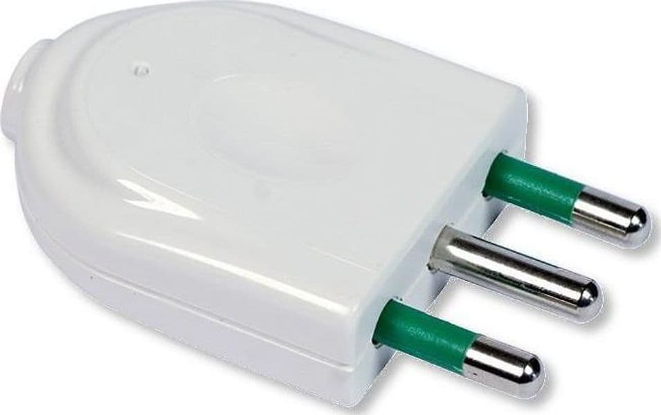 Spina 2P+T 16A Bianco