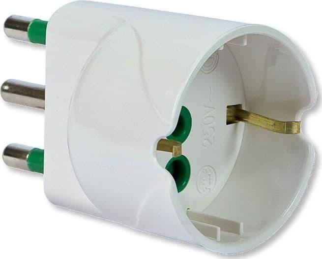 Adattatore Schuko Spina 2P+T 16A-Presa Schuko 2P+T – Fme