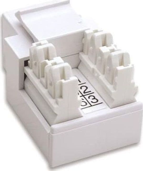 Frutti Telefonici RJ11/RJ12 Keystone Bianco in Cavi Ethernet Scontolo.net - Potenza, commercioVirtuoso.it