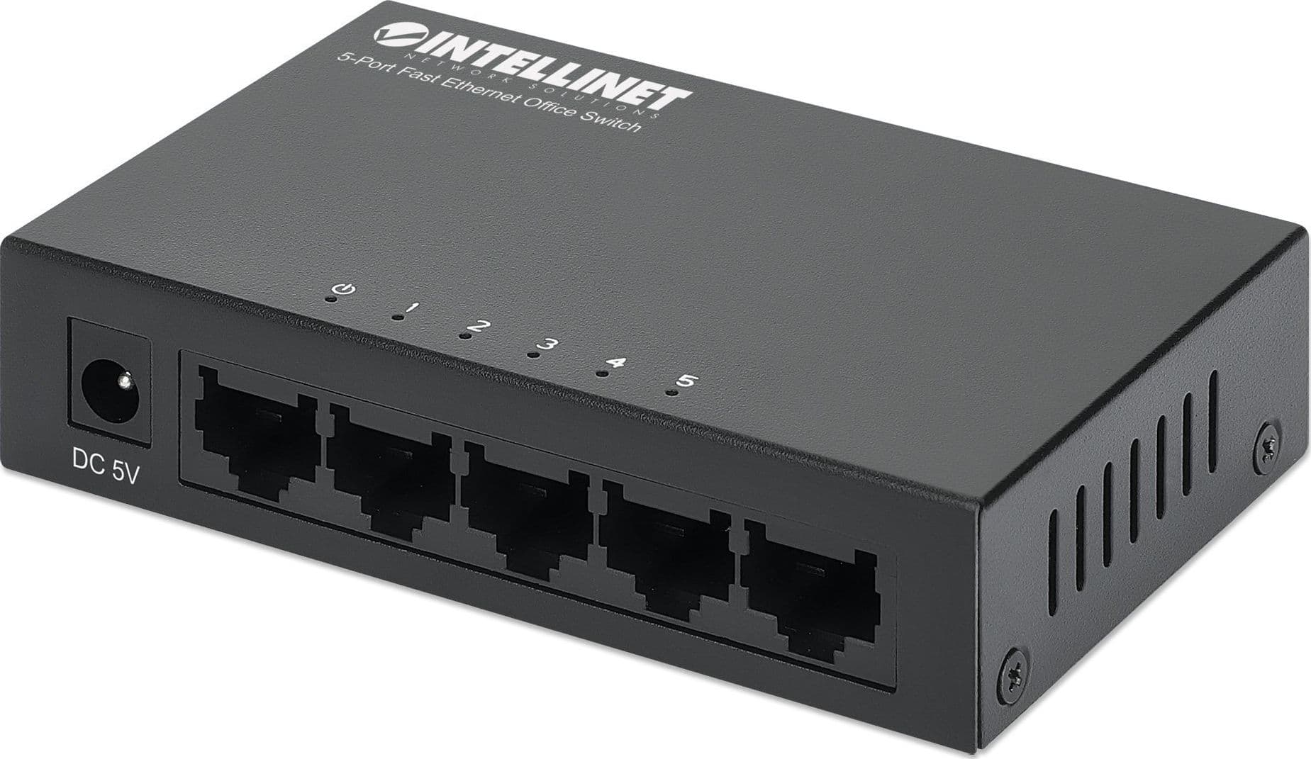 Switch Hub ethernet 10/100Mbps 5 porte desktop in metallo in  Scontolo.net - Potenza, commercioVirtuoso.it