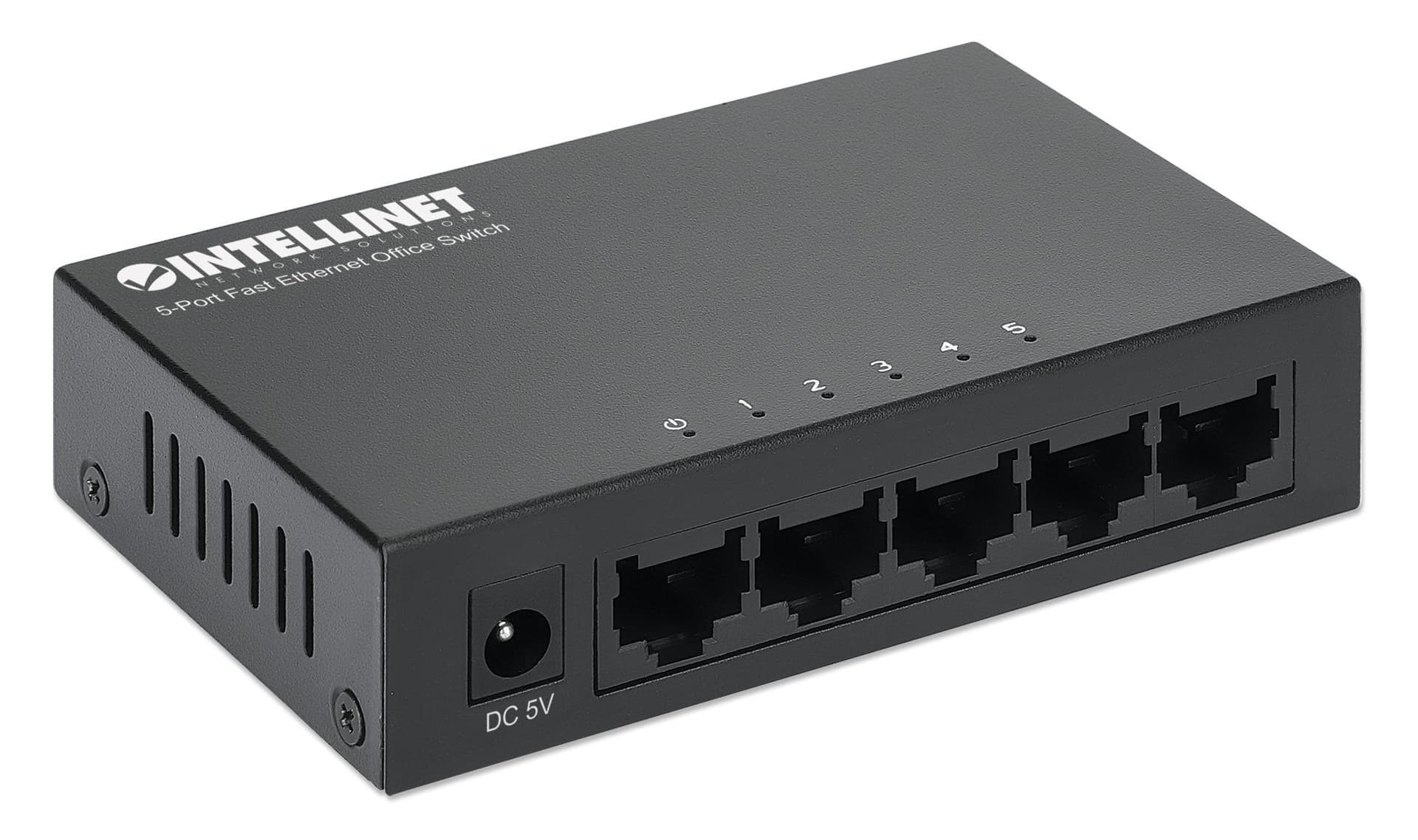 Switch Hub ethernet 10/100Mbps 5 porte desktop in metallo in  Scontolo.net - Potenza, commercioVirtuoso.it