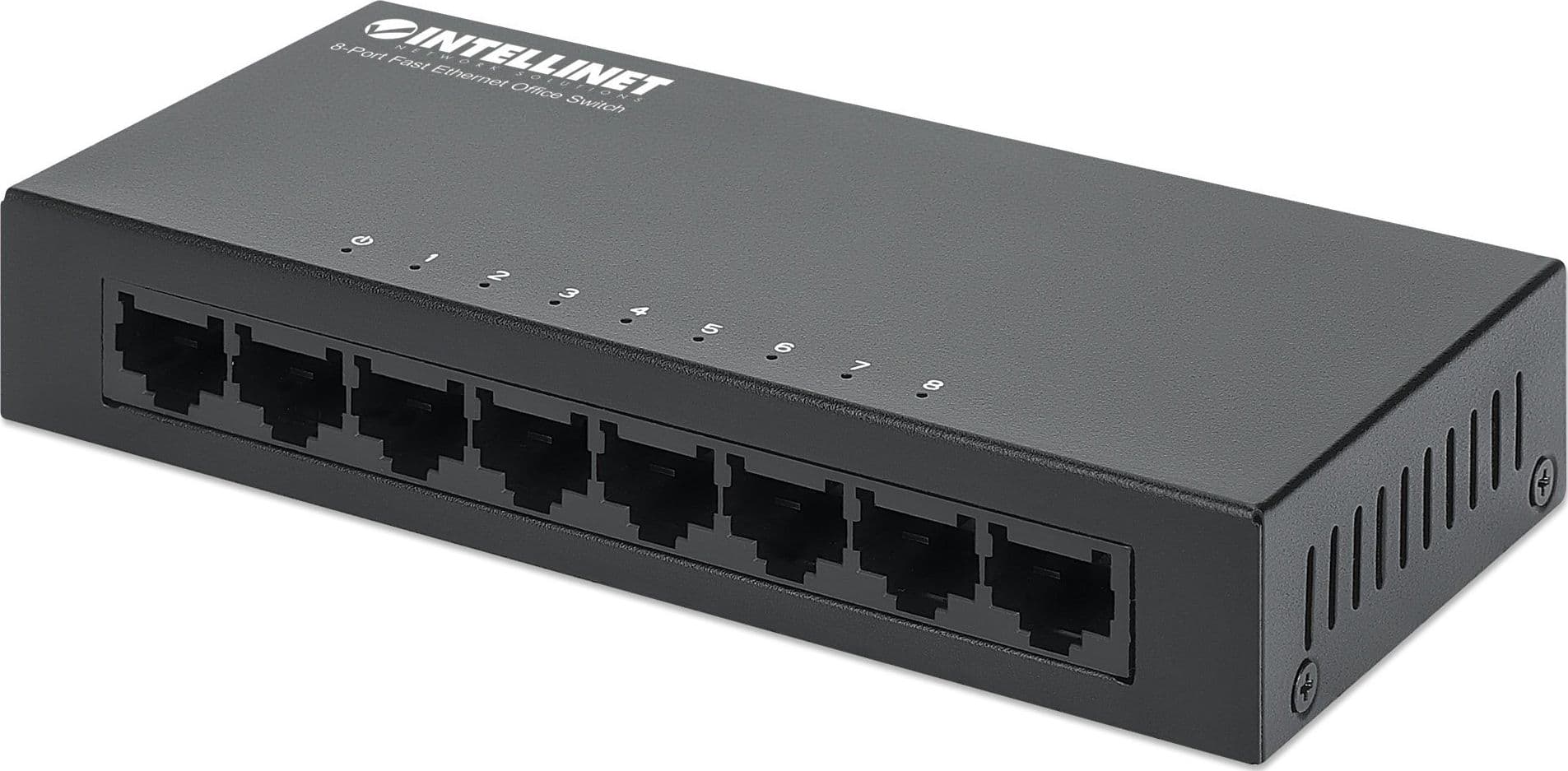 Switch Hub Ethernet 10/100Mbps 8 Porte Desktop in Metallo in  Scontolo.net - Potenza, commercioVirtuoso.it