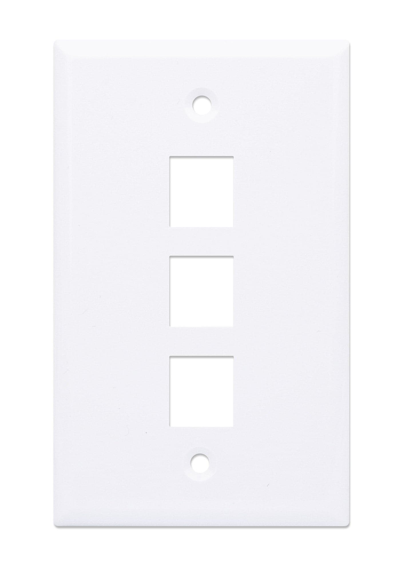 Placca Porta Frutti 3 Posti Mod.503 Bianco in Placche combinate interruttori e prese Scontolo.net - Potenza, commercioVirtuoso.it