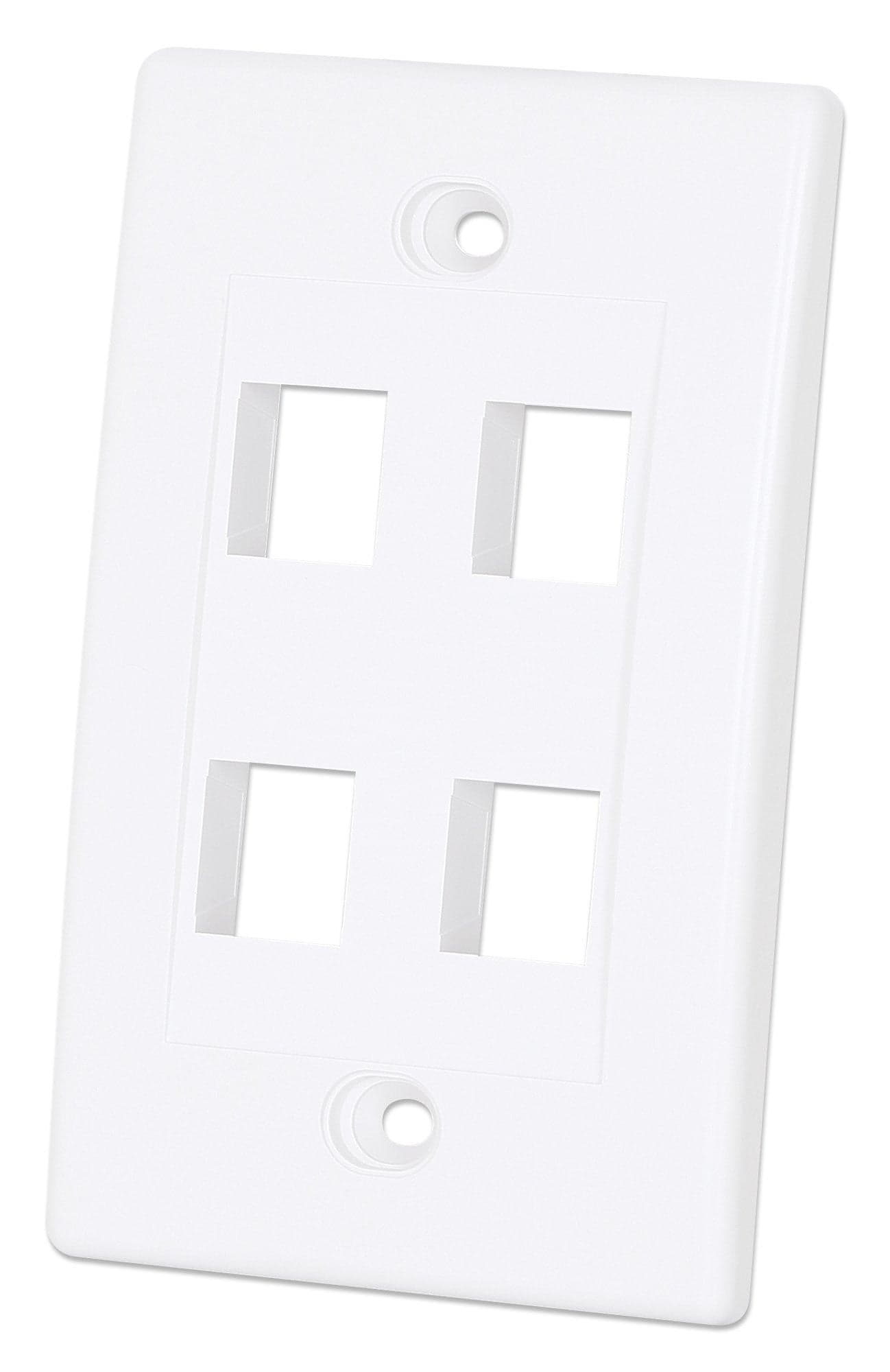 Placca Porta Frutti 4 Posti Mod.503 Bianco in Placche combinate interruttori e prese Scontolo.net - Potenza, commercioVirtuoso.it