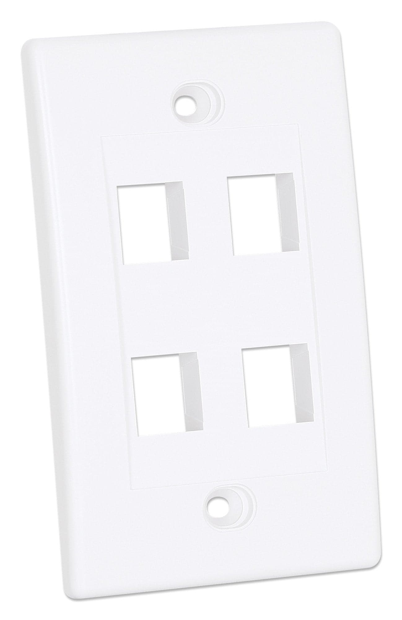 Placca Porta Frutti 4 Posti Mod.503 Bianco in Placche combinate interruttori e prese Scontolo.net - Potenza, commercioVirtuoso.it