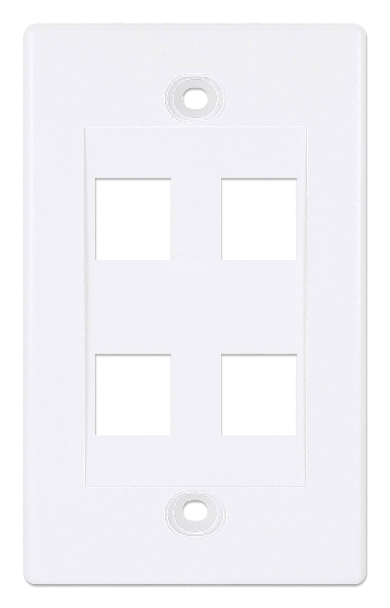 Placca Porta Frutti 4 Posti Mod.503 Bianco in Placche combinate interruttori e prese Scontolo.net - Potenza, commercioVirtuoso.it