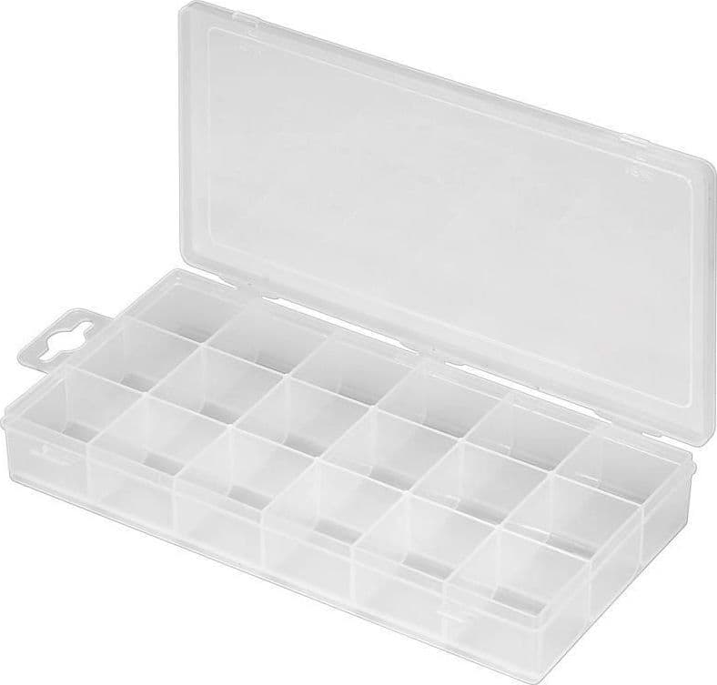 Contenitore plastico per viti e minuterie con separatori in Cassette porta attrezzi Scontolo.net - Potenza, commercioVirtuoso.it