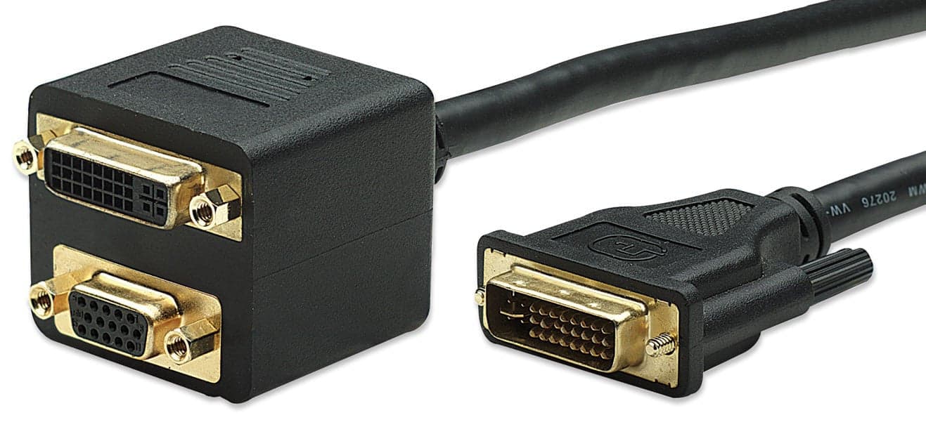 Cavo adattatore sdoppiatore DVI-I a VGA in Cavi HDMI Scontolo.net - Potenza, commercioVirtuoso.it
