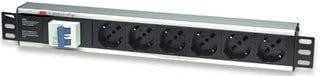 Multipresa 6 Posti da Rack 19'' con Magnetotermico Spina Italiana 1,5U in Cavi di alimentazione Scontolo.net - Potenza, commercioVirtuoso.it