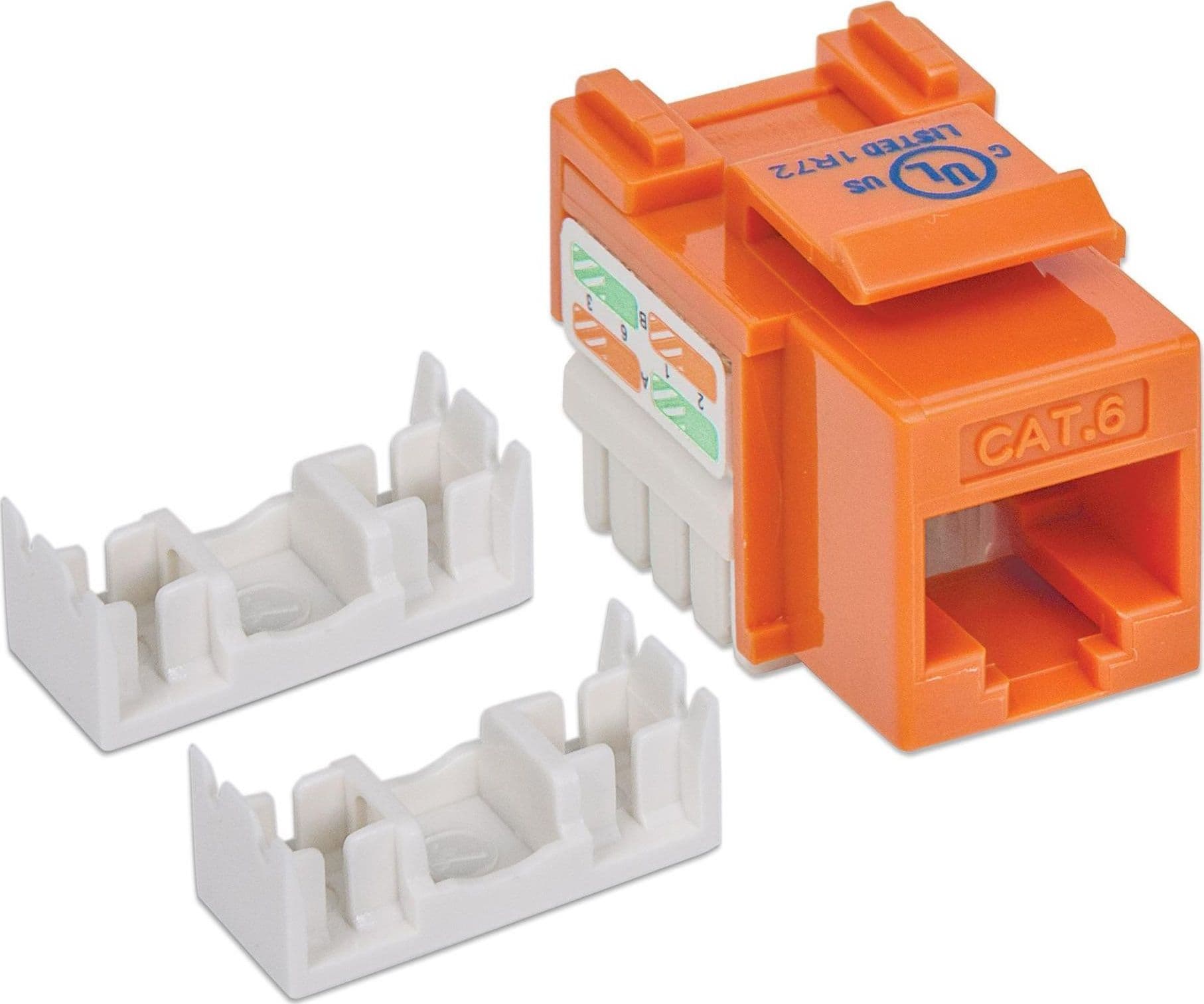 Frutto Keystone RJ45 Cat.6 UTP non schermato Arancione in Cavi Ethernet Scontolo.net - Potenza, commercioVirtuoso.it