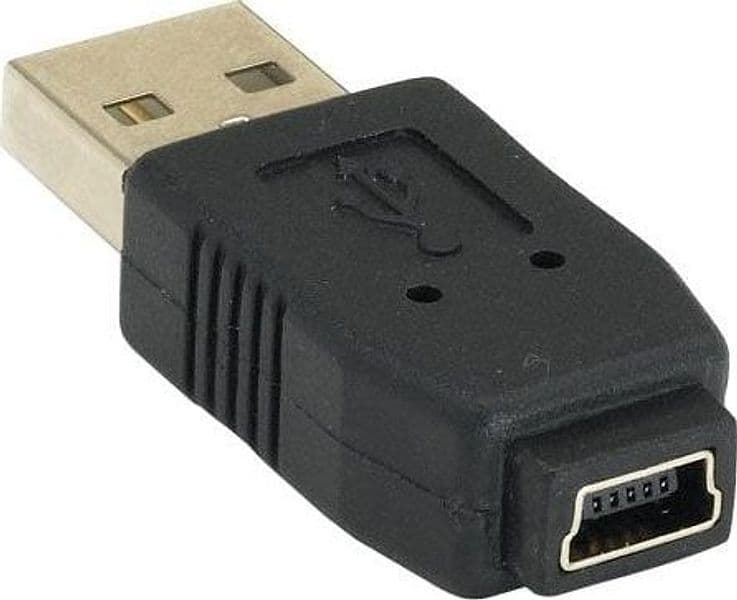 Adattatore Convertitore USB A Maschio a Mini B Femmina Nero in Video convertiori Scontolo.net - Potenza, commercioVirtuoso.it