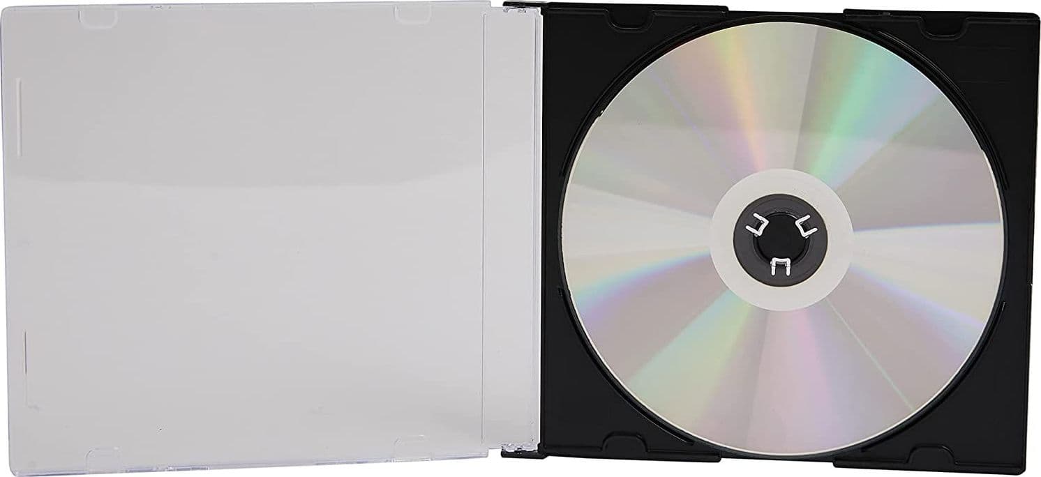 Porta CD Slim Jewel Case Nero in  Scontolo.net - Potenza, commercioVirtuoso.it