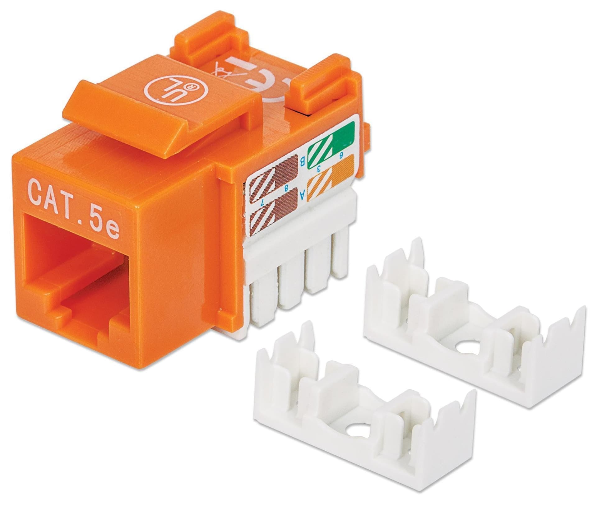 Frutto Keystone RJ45 Cat5e UTP Arancione in Cavi Ethernet Scontolo.net - Potenza, commercioVirtuoso.it
