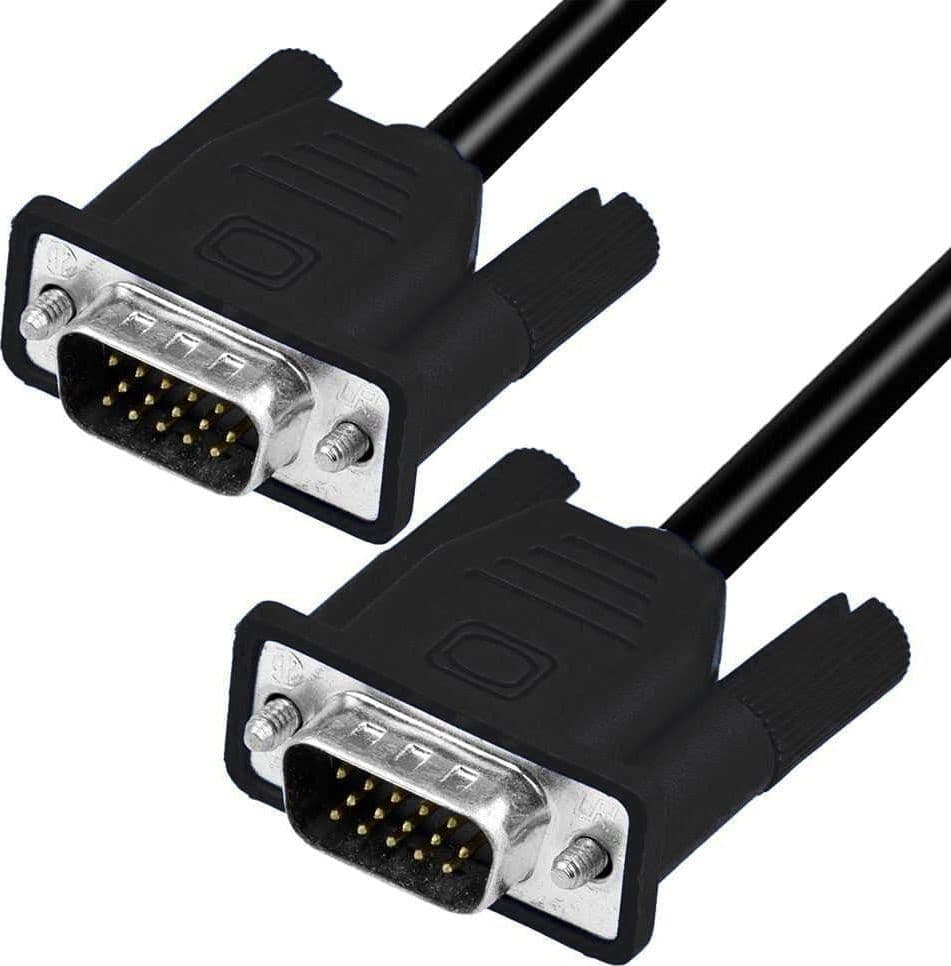 Cavo monitor SVGA standard M/M 7,5 mt NERO in  Scontolo.net - Potenza, commercioVirtuoso.it