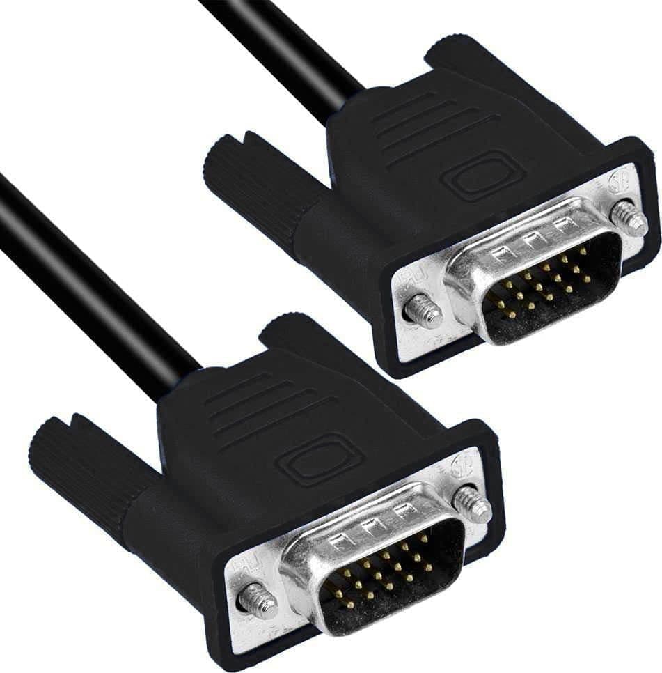 Cavo monitor SVGA standard M/M 7,5 mt NERO in  Scontolo.net - Potenza, commercioVirtuoso.it