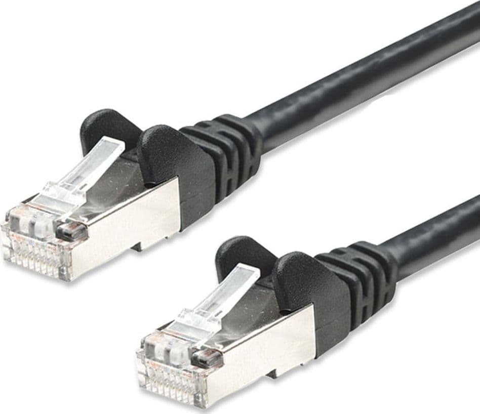 Cavo di rete Patch in Rame Schermato Cat. 5e Nero F/UTP 20 m in Cavi Ethernet Scontolo.net - Potenza, commercioVirtuoso.it
