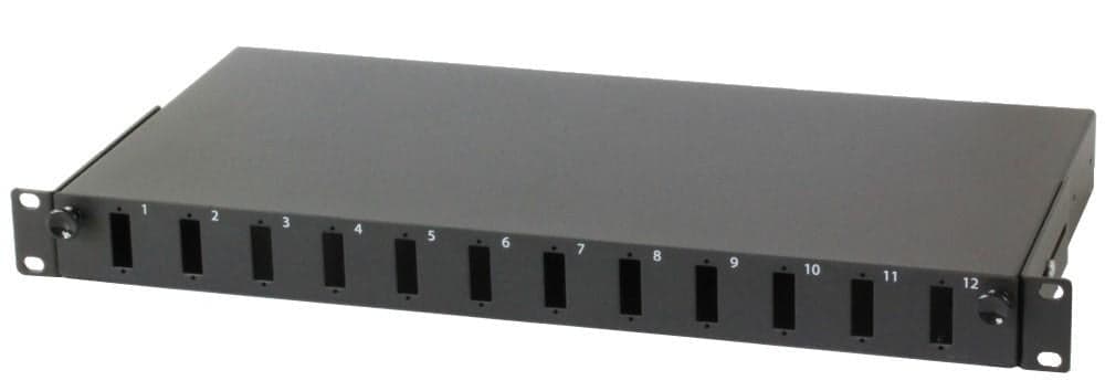 Cassetto Rack 19'' Fibra Ottica 12 porte SC Duplex Nero in  Scontolo.net - Potenza, commercioVirtuoso.it