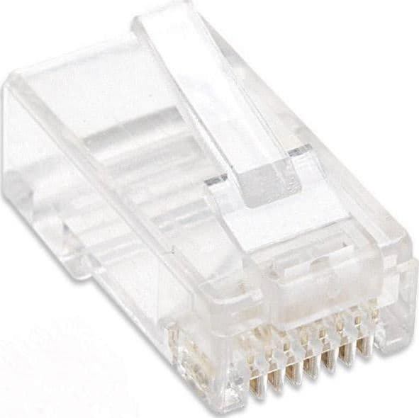 Confezione 100 Plug RJ45 per Cavo Flessibile Cat.6 UTP in Cavi Ethernet Scontolo.net - Potenza, commercioVirtuoso.it