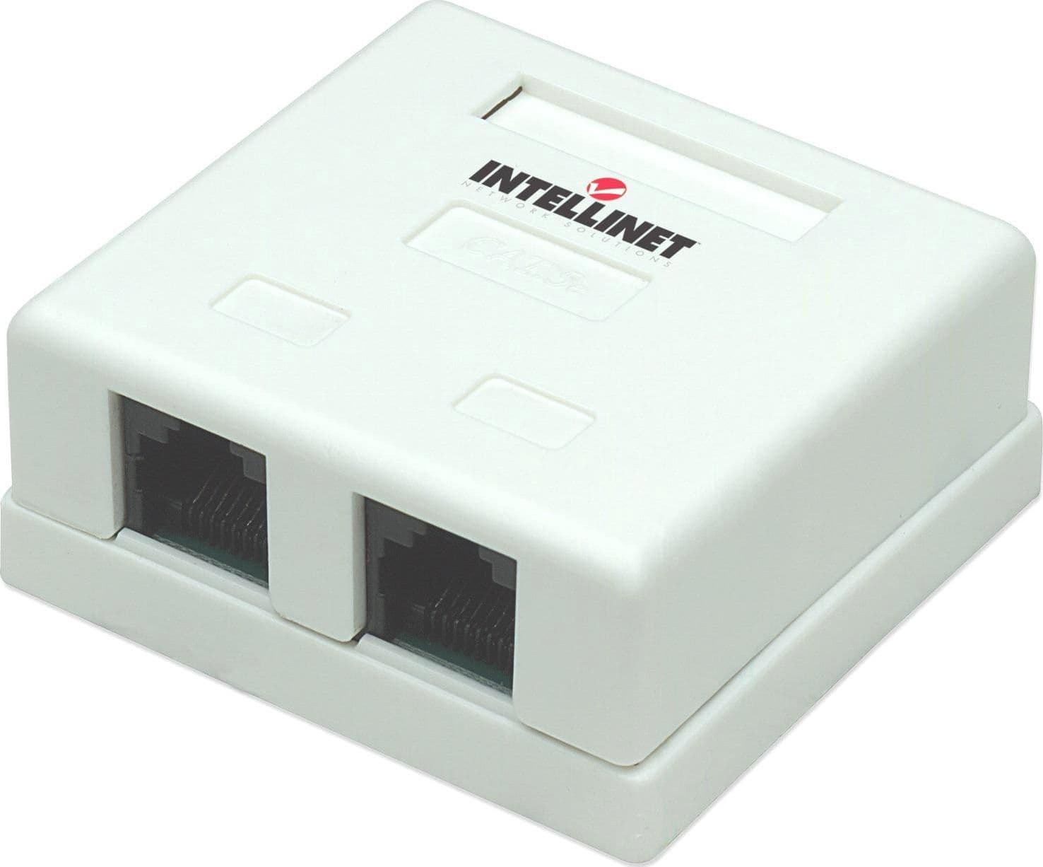 Presa a Muro con 2 Frutti RJ45 Cat. 5E UTP Beige in Prese a muro Scontolo.net - Potenza, commercioVirtuoso.it