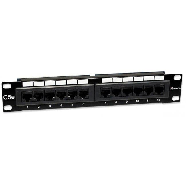 Pannello Patch 12 Porte, 10'', 1U, CAT5E UTP in Pannelli patch Ethernet Scontolo.net - Potenza, commercioVirtuoso.it