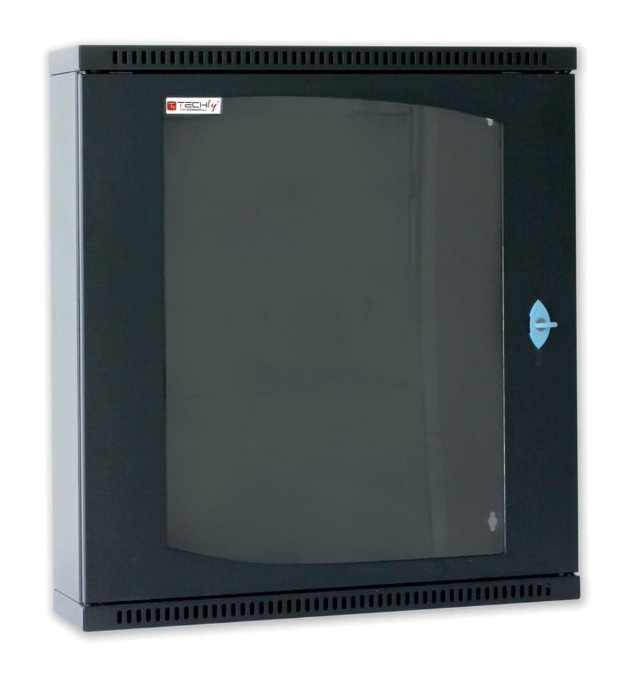 Armadio Rack 19'' Flat a muro p.15cm 12 unit&agrave sezione unica Nero in Armadietti metallici Scontolo.net - Potenza, commercioVirtuoso.it
