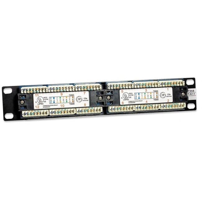 Pannello Patch 12 Porte, 10'', 1U, CAT5E UTP in Pannelli patch Ethernet Scontolo.net - Potenza, commercioVirtuoso.it