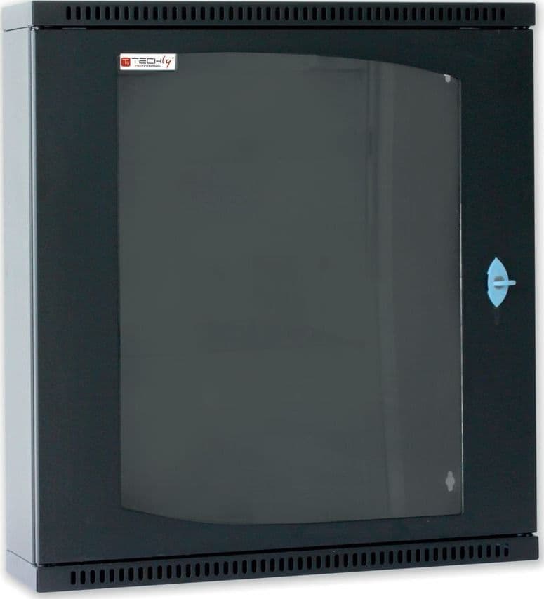 Armadio Rack 19'' Flat a muro p.30cm 12 unit&agrave sezione unica Nero in Armadietti metallici Scontolo.net - Potenza, commercioVirtuoso.it