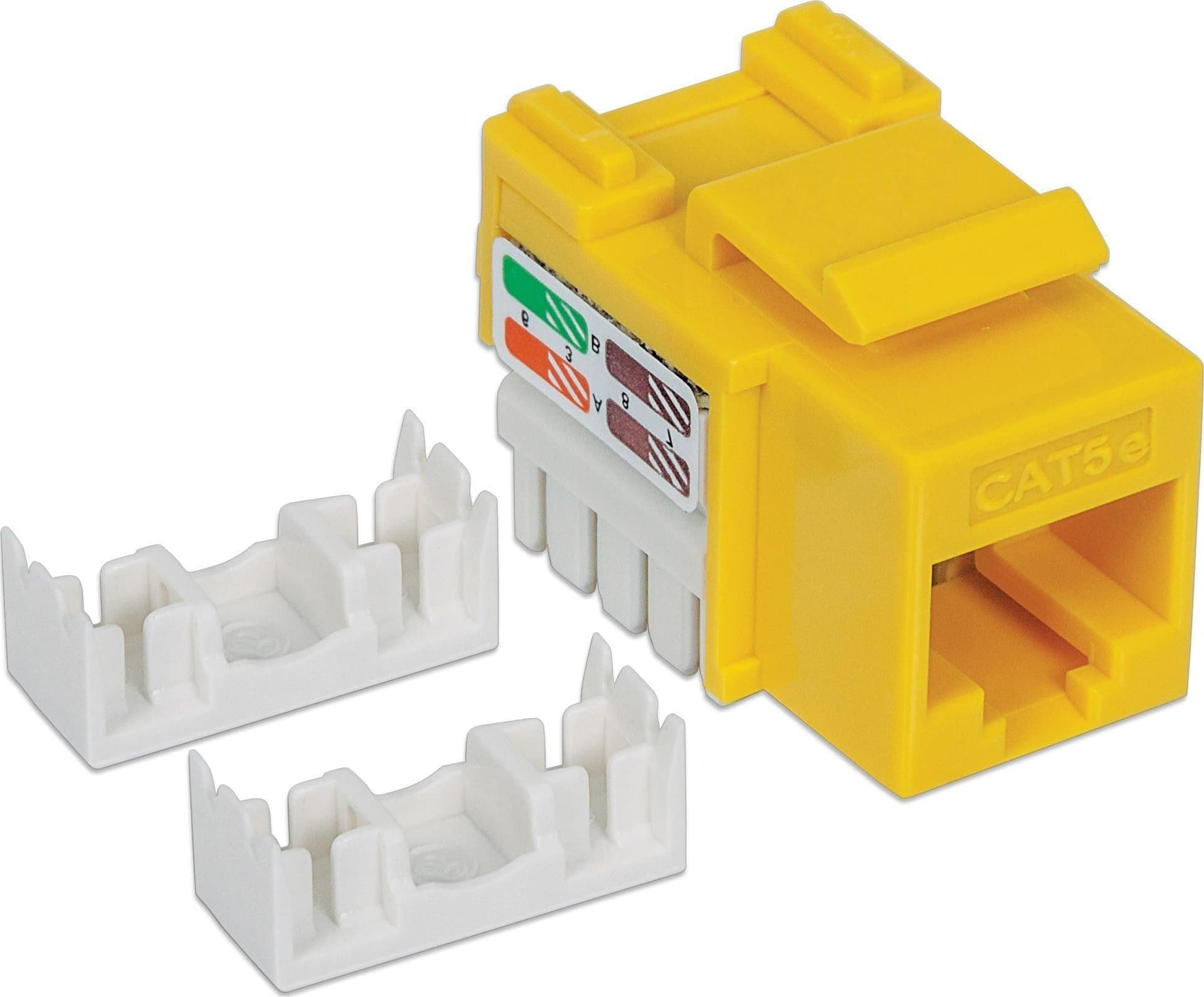 Frutto Keystone RJ45 Cat5e UTP Giallo in Cavi Ethernet Scontolo.net - Potenza, commercioVirtuoso.it