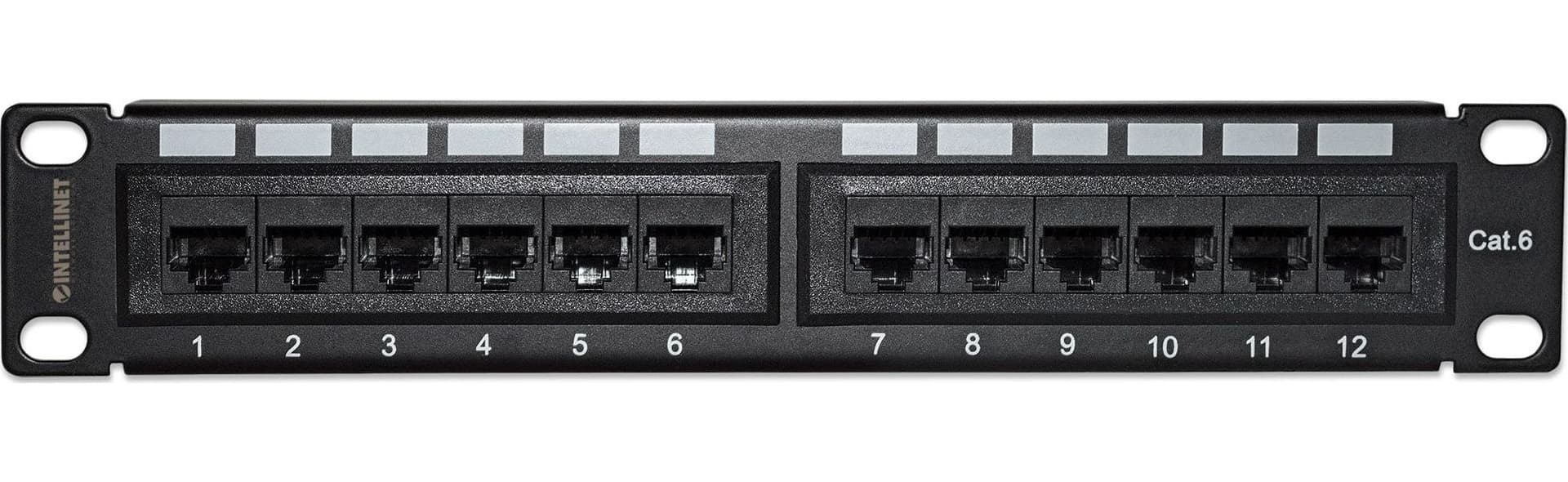Pannello Patch per Rack 10'' 12 Porte UTP Cat.6 1HE in Cavi Ethernet Scontolo.net - Potenza, commercioVirtuoso.it
