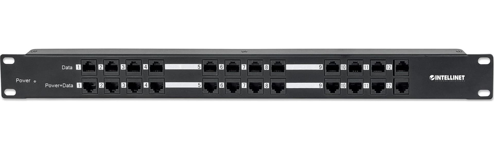 Pannello Patch 12 Porte PoE Passivo con Alimentatore in Pannelli patch Ethernet Scontolo.net - Potenza, commercioVirtuoso.it