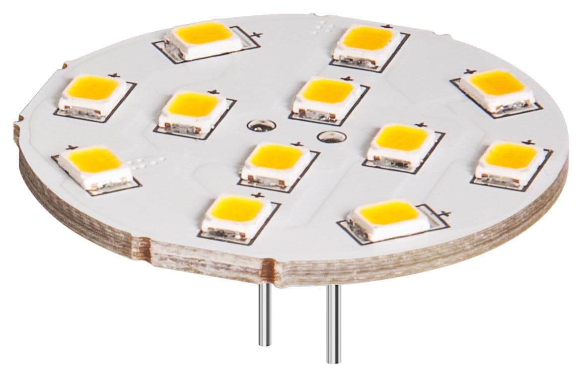 Faretto Led a Disco 12LED SMD G4 5050 2W 230lm Bianco Caldo, Classe E in Lampadine a LED Scontolo.net - Potenza, commercioVirtuoso.it