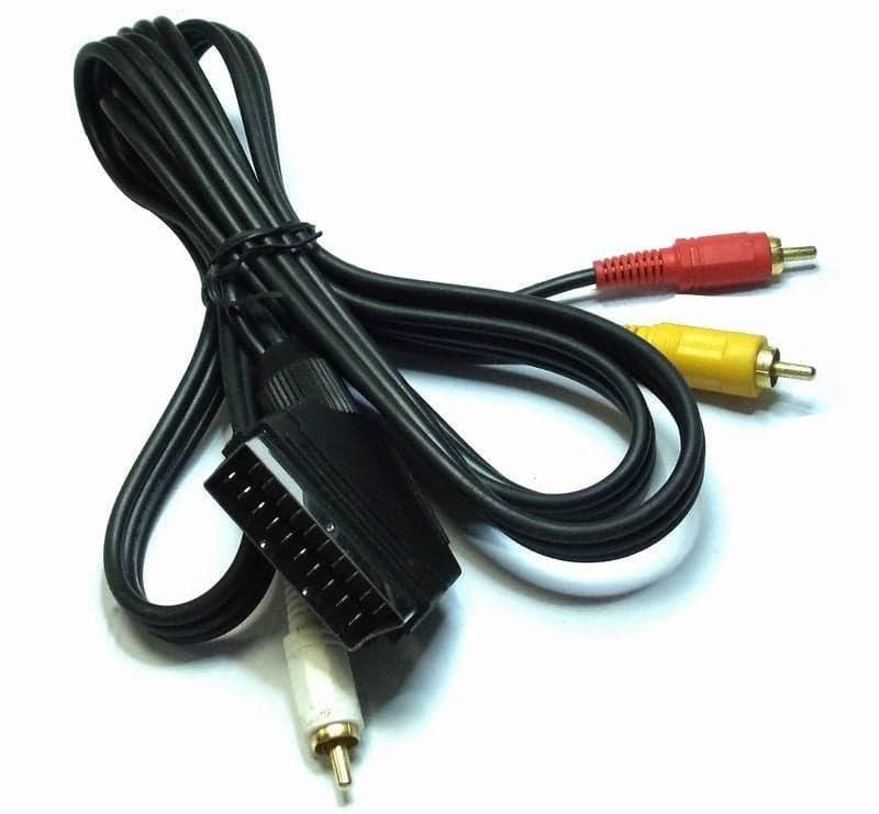 Cavo Audio video Scart RCA 2 Mt IN/Out in Connettori RCA Scontolo.net - Potenza, commercioVirtuoso.it