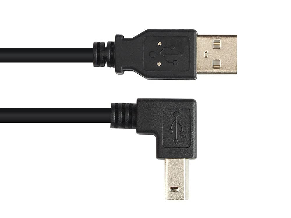 Cavo USB 2.0 A maschio/B maschio angolato 2m in  Scontolo.net - Potenza, commercioVirtuoso.it