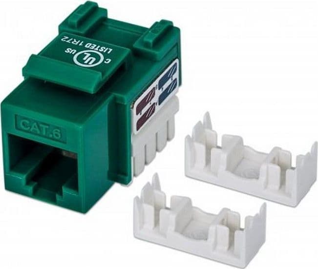 Frutto Keystone RJ45 Cat.6 UTP non schermato Verde in Cavi Ethernet Scontolo.net - Potenza, commercioVirtuoso.it