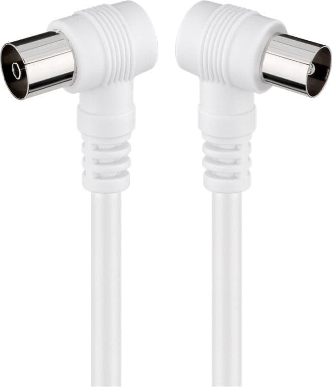 Cavo Antenna TV M/F 2,5 mt angolato 90&deg in Cavi coassiali Scontolo.net - Potenza, commercioVirtuoso.it