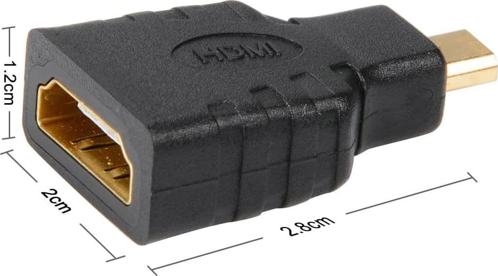 Adattatore HDMI Femmina a Micro HDMI Tipo D Maschio in Cavi HDMI Scontolo.net - Potenza, commercioVirtuoso.it