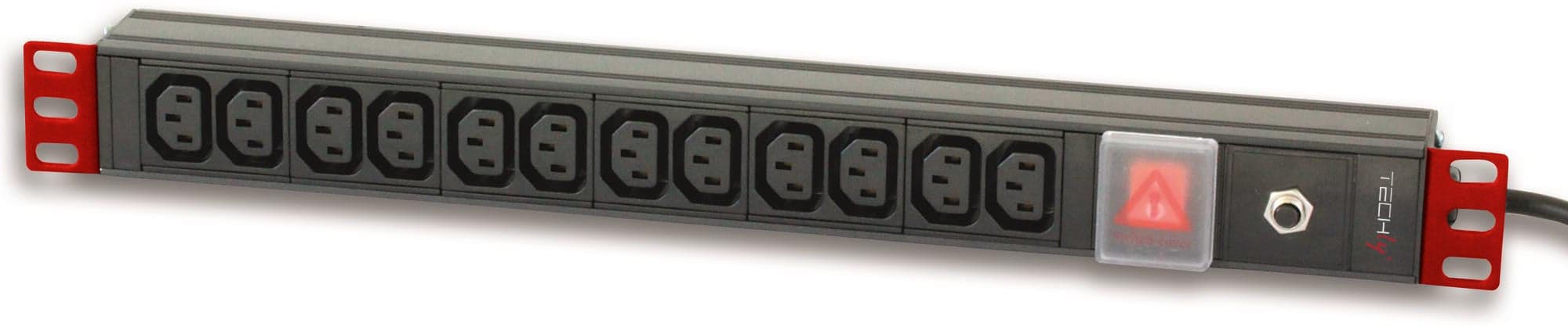Multipresa 12 Posti VDE da Rack 19'' con Interruttore Spina Italiana 1U in Cavi di alimentazione Scontolo.net - Potenza, commercioVirtuoso.it