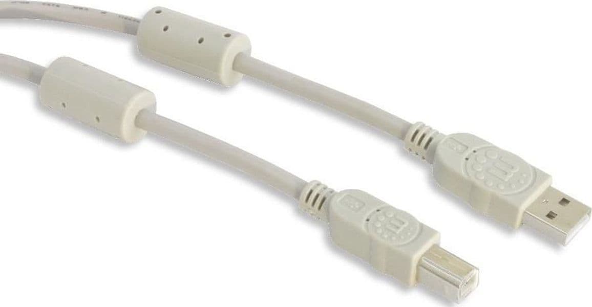 Cavo USB 2.0 A M / B M 1.8m con Ferrite Doppia Schermatura Grigio in  Scontolo.net - Potenza, commercioVirtuoso.it