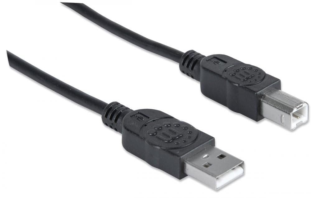 Cavo USB 2.0 A maschio/B maschio 1m Nero in  Scontolo.net - Potenza, commercioVirtuoso.it
