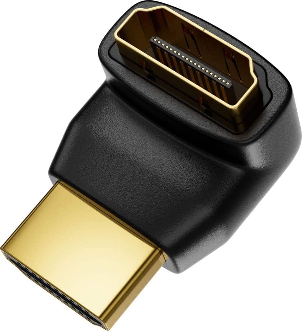 Adattatore HDMI&trade Maschio / Femmina 90&deg Verso il Basso in Cavi HDMI Scontolo.net - Potenza, commercioVirtuoso.it