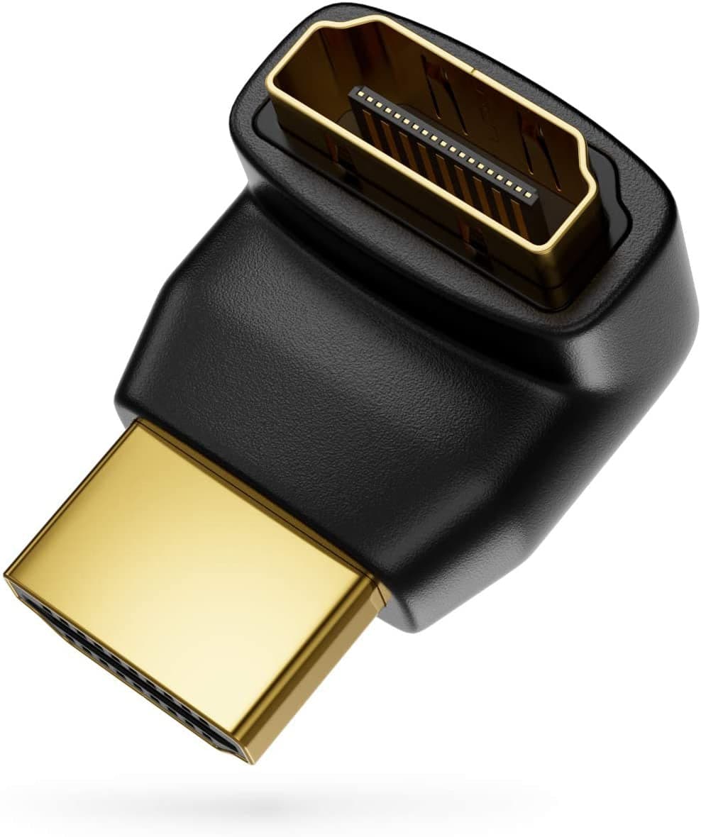 Adattatore HDMI&trade Maschio / Femmina 90&deg Verso il Basso in Cavi HDMI Scontolo.net - Potenza, commercioVirtuoso.it