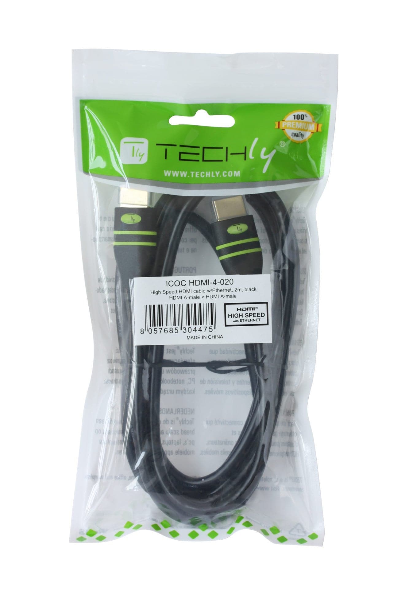 Cavo HDMI&trade High Speed con Ethernet A/A M/M con Ferrite 5m