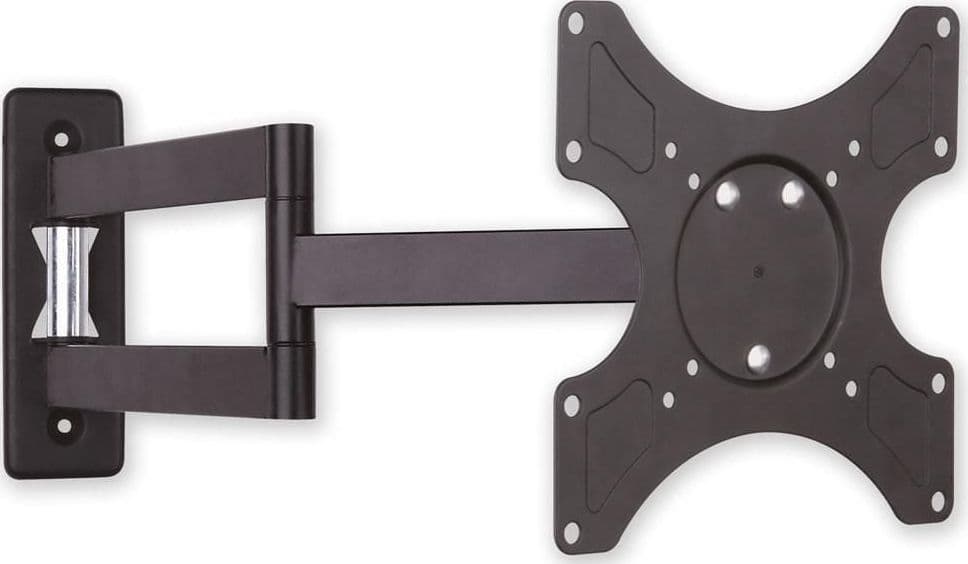 Supporto a muro per TV LED LCD 19-37'' inclinabile 3 snodi nero in Supporti da parete e da soffitto Scontolo.net - Potenza, commercioVirtuoso.it