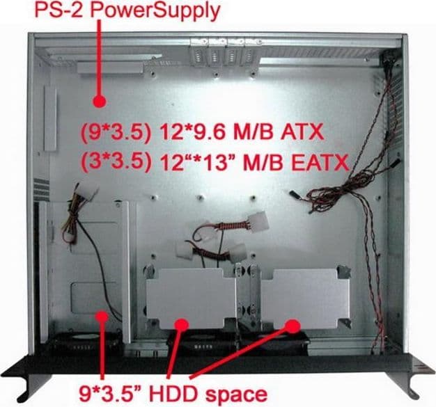Chassis Industriale da Rack 19'' 3U Ultra Compatto Nero in Server Scontolo.net - Potenza, commercioVirtuoso.it