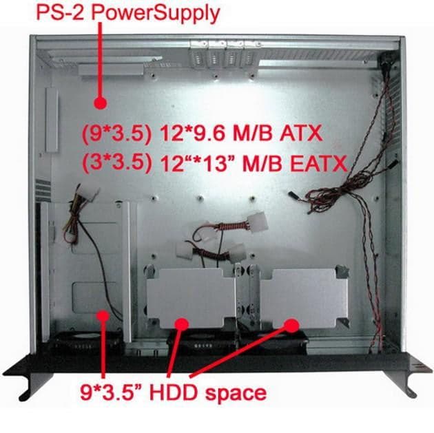 Chassis Industriale da Rack 19'' 3U Ultra Compatto Nero in Server Scontolo.net - Potenza, commercioVirtuoso.it