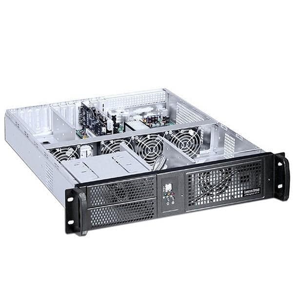 Chassis Industriale da Rack 19'' 2U Nero in  Scontolo.net - Potenza, commercioVirtuoso.it
